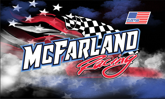 McFarland Racing Shop Flag