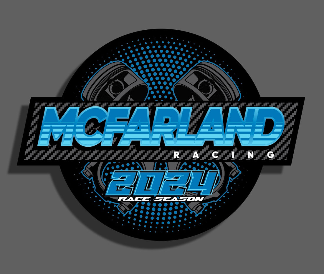 McFarland Racing 24 Sticker – Cleetus Mcfarland