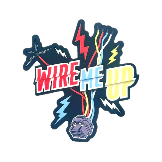 Zack The Wiring Guy Wire Me Up Sticker