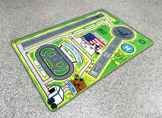 NEW Freedom Factory/Drag Strip Playmat Rug